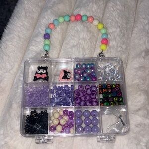 Kuromi Bead Craft Kit with Handle